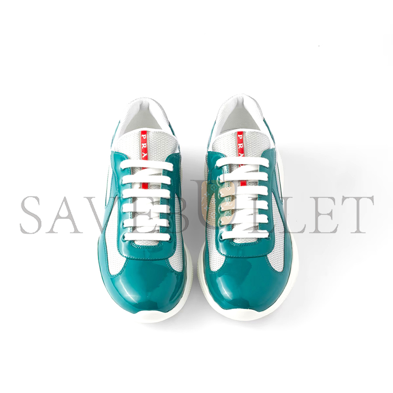 PRADA PATENT LEATHER AND TECHNICAL FABRIC PRADA AMERICA